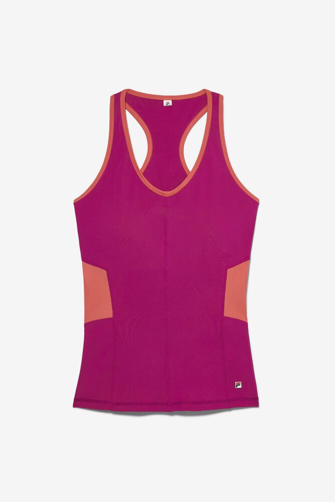 Fila Tank Top Baseline Racerback Womens Pink - India FMV-937624